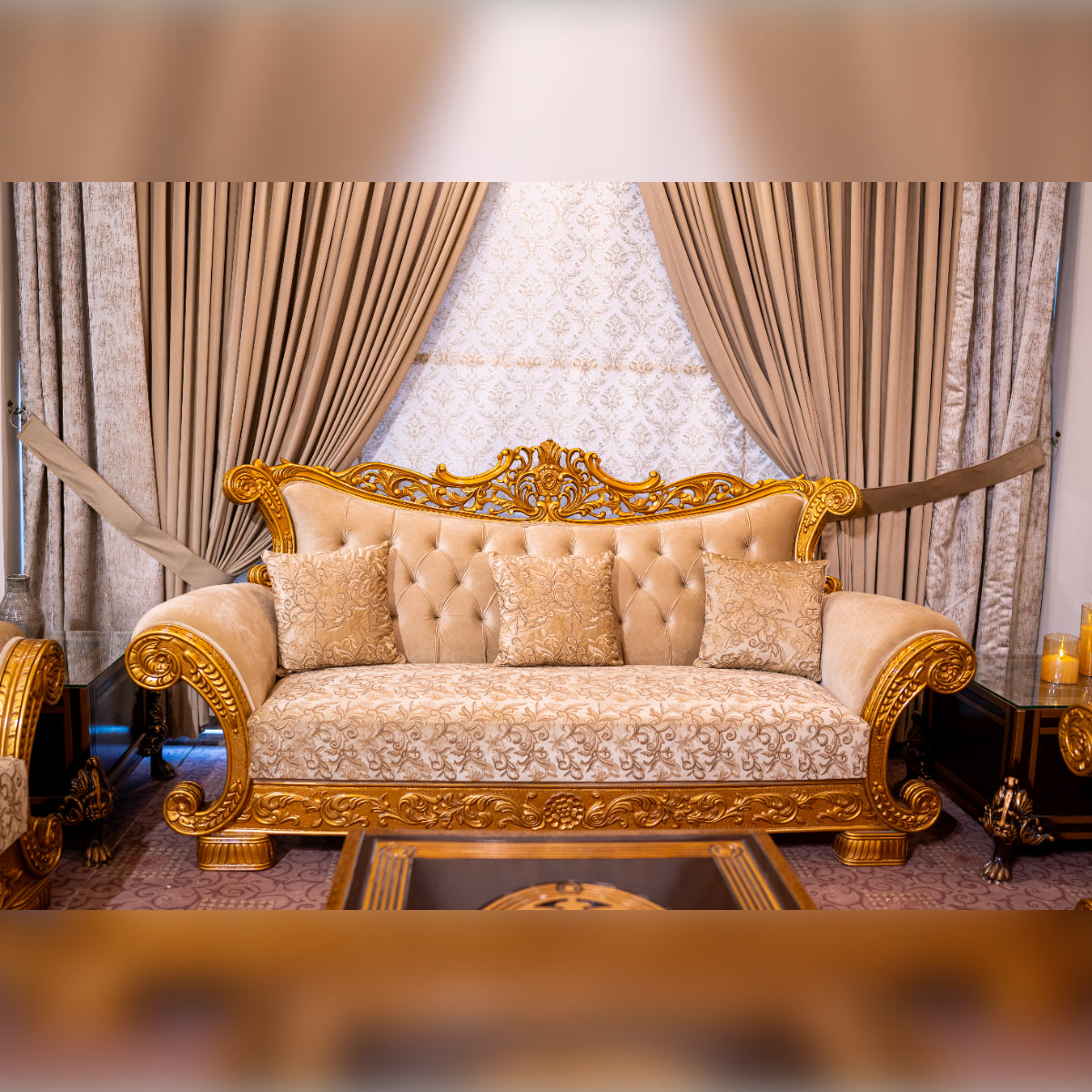 King Style Sofa Set