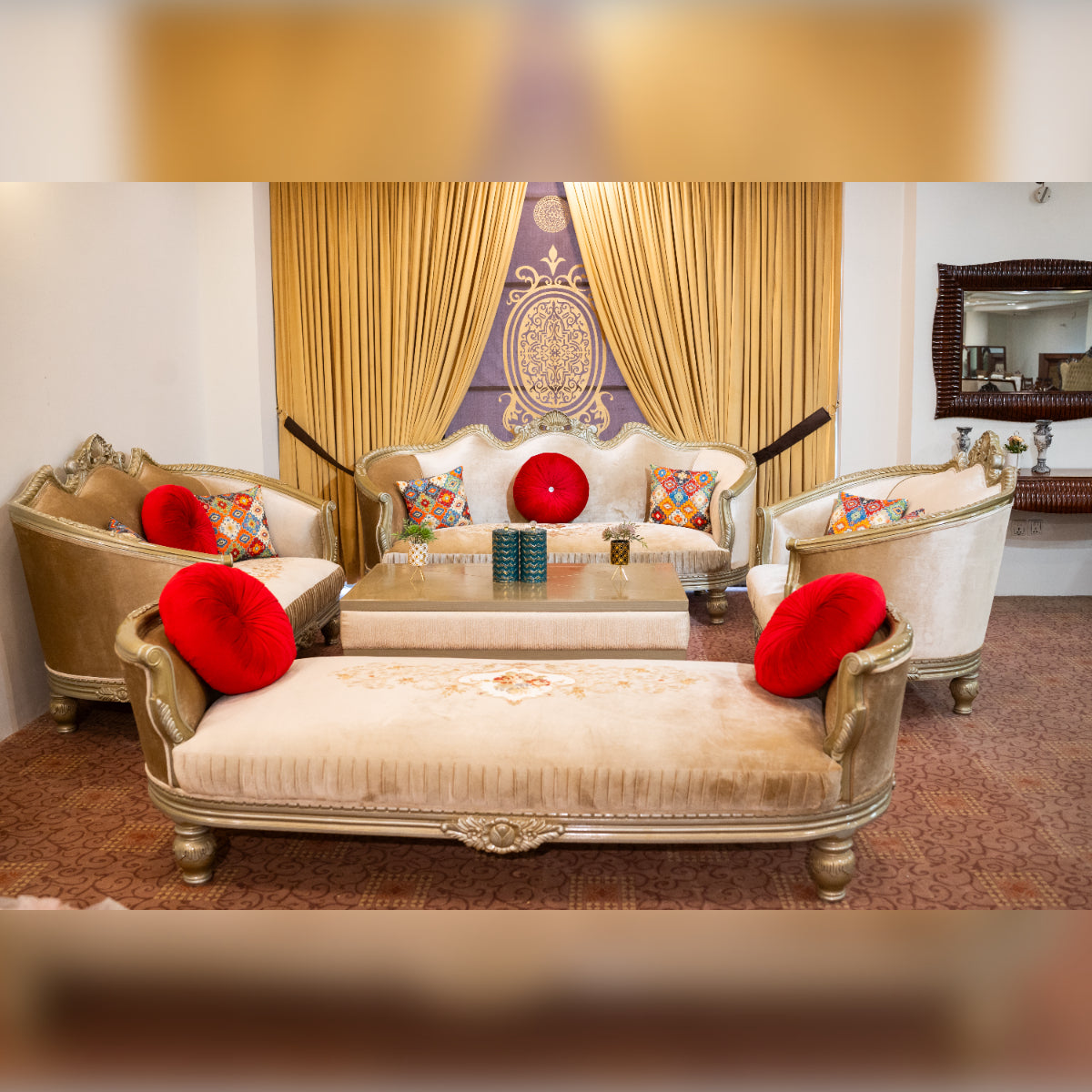 Gol Bazu Style Sofa Set