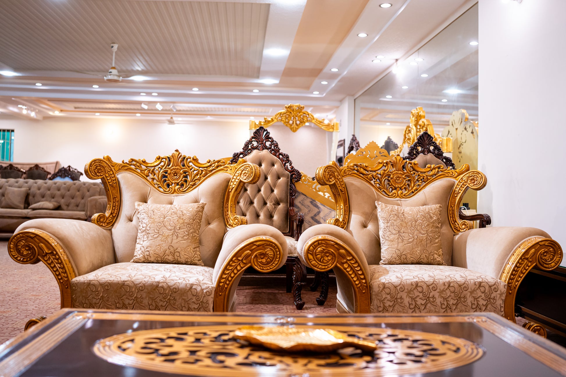 King Style Sofa Set